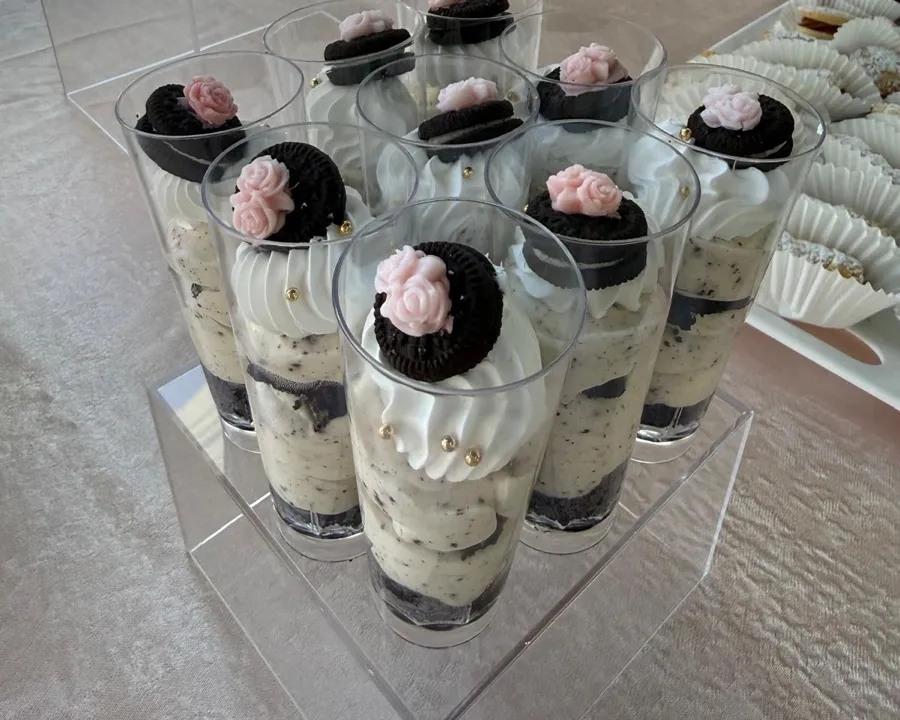 Vasos de mousse
